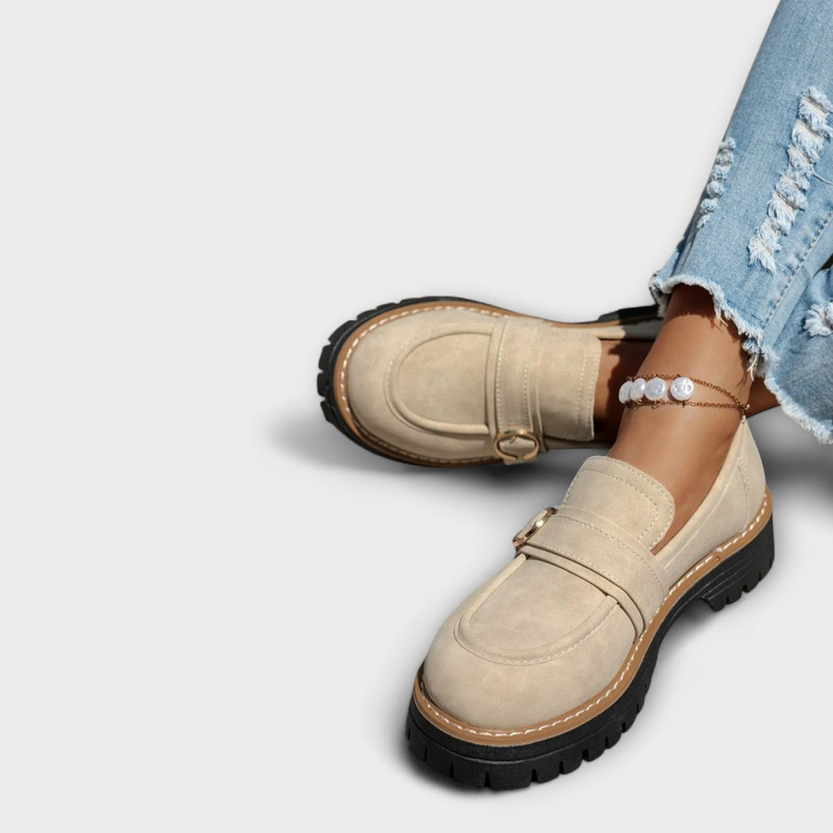 Lora | Round Toe Casual Loafers