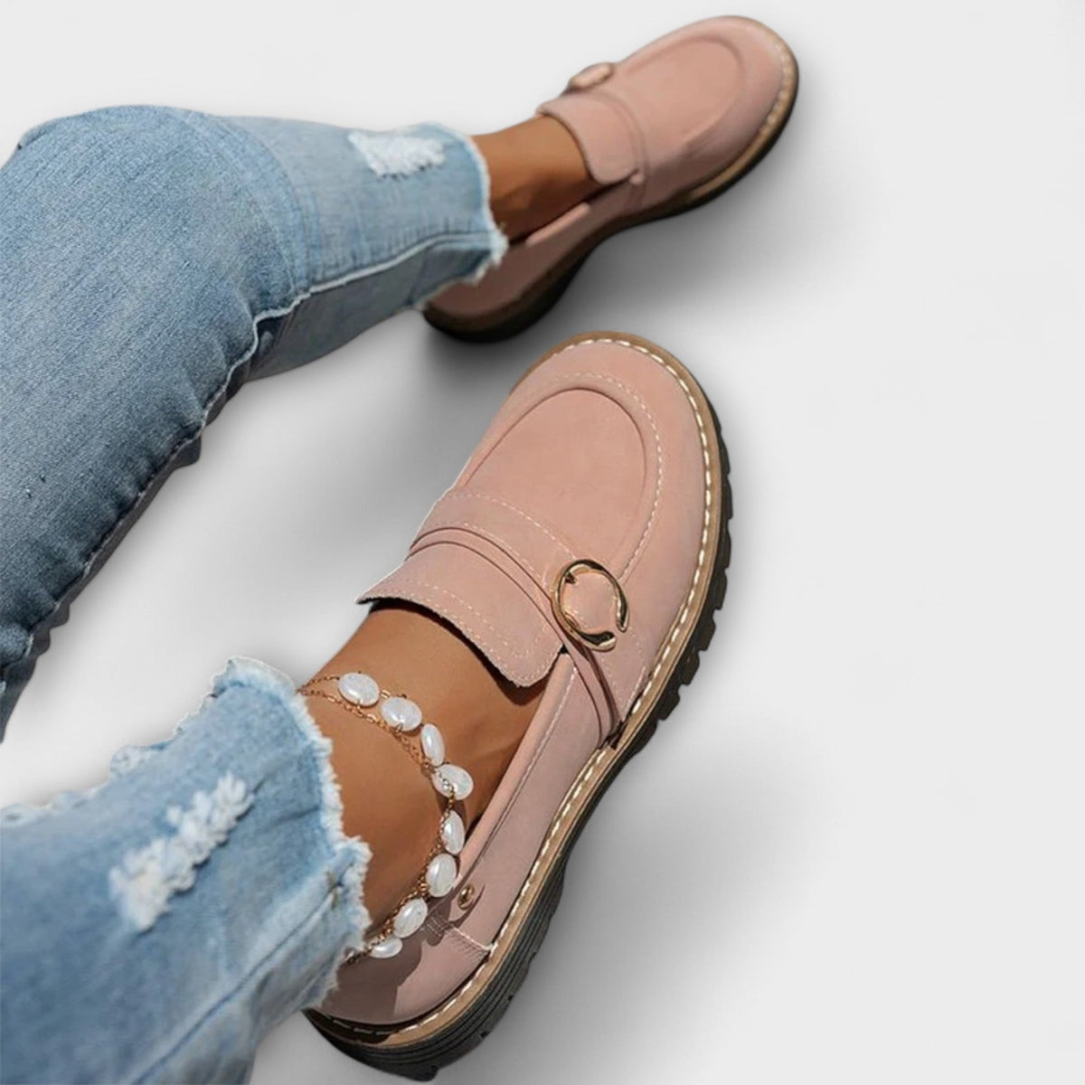 Lora | Round Toe Casual Loafers