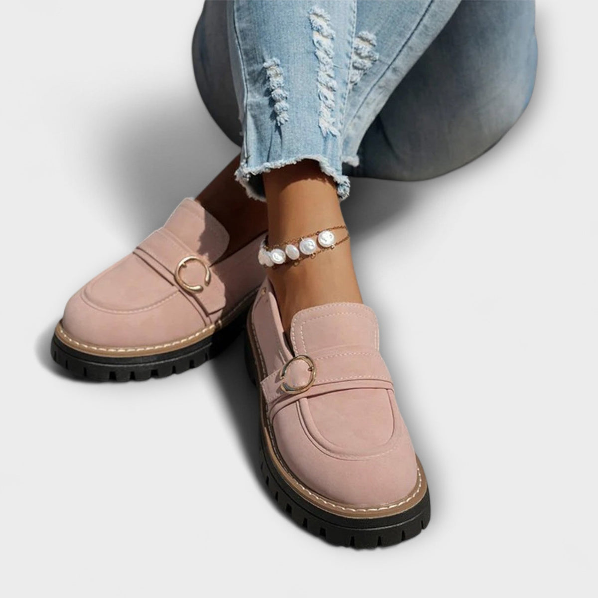 Lora | Round Toe Casual Loafers