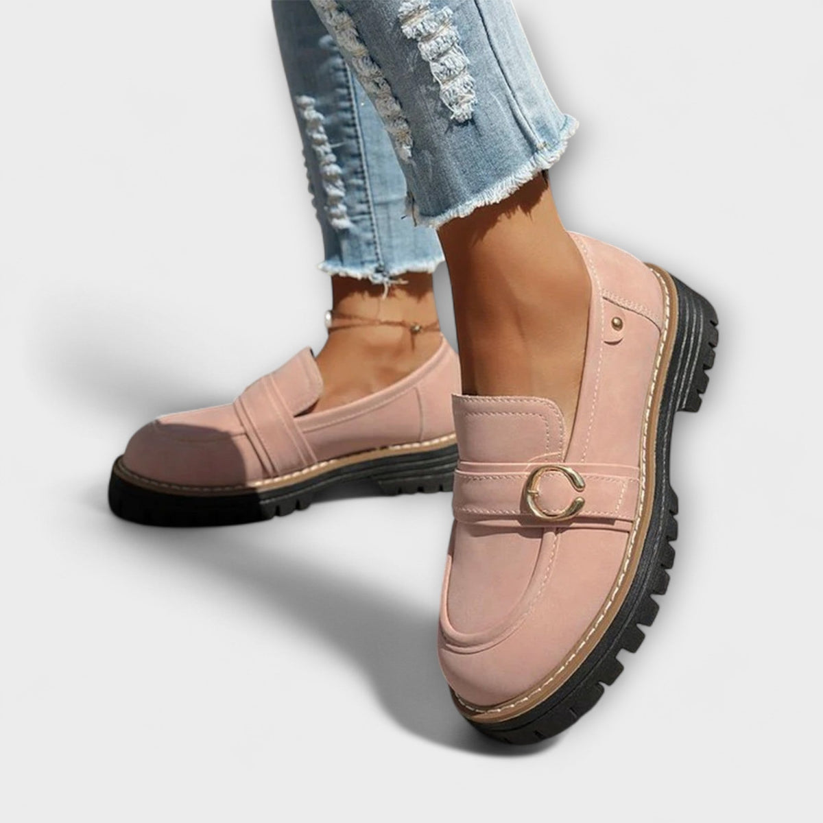 Lora | Round Toe Casual Loafers