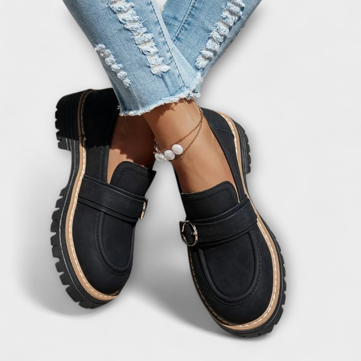 Lora | Round Toe Casual Loafers