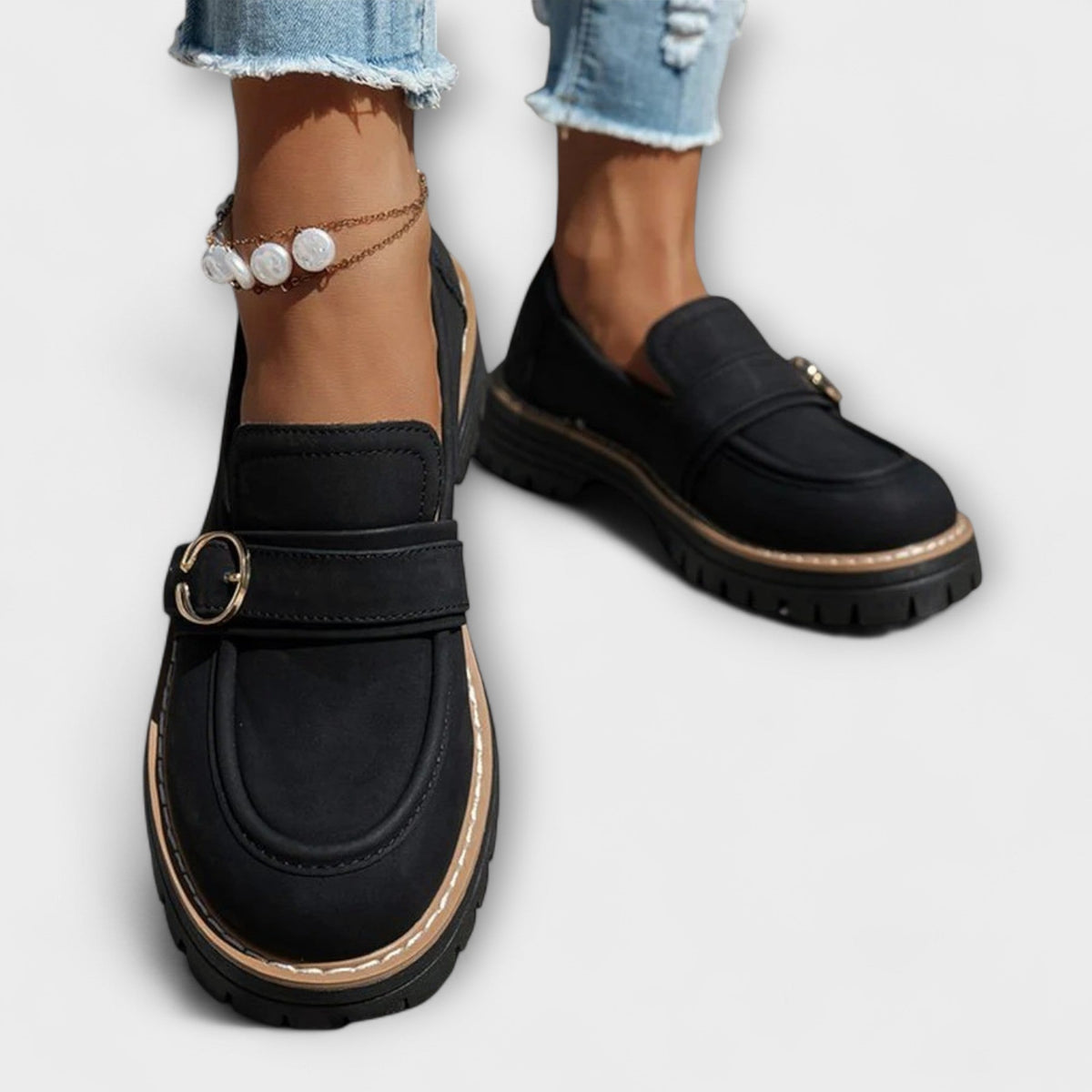 Lora | Round Toe Casual Loafers