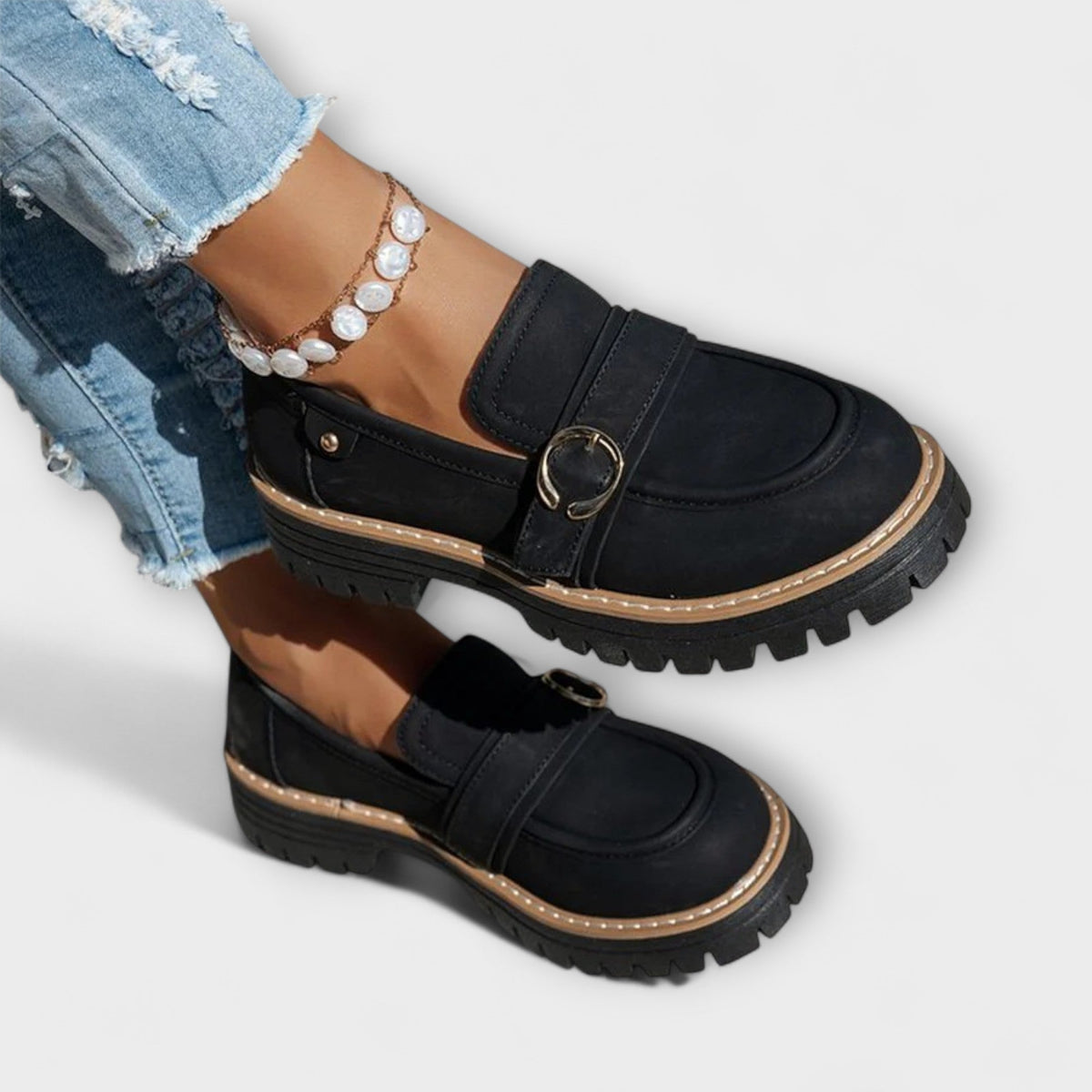 Lora | Round Toe Casual Loafers