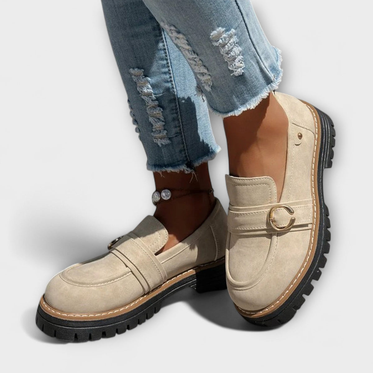 Lora | Round Toe Casual Loafers