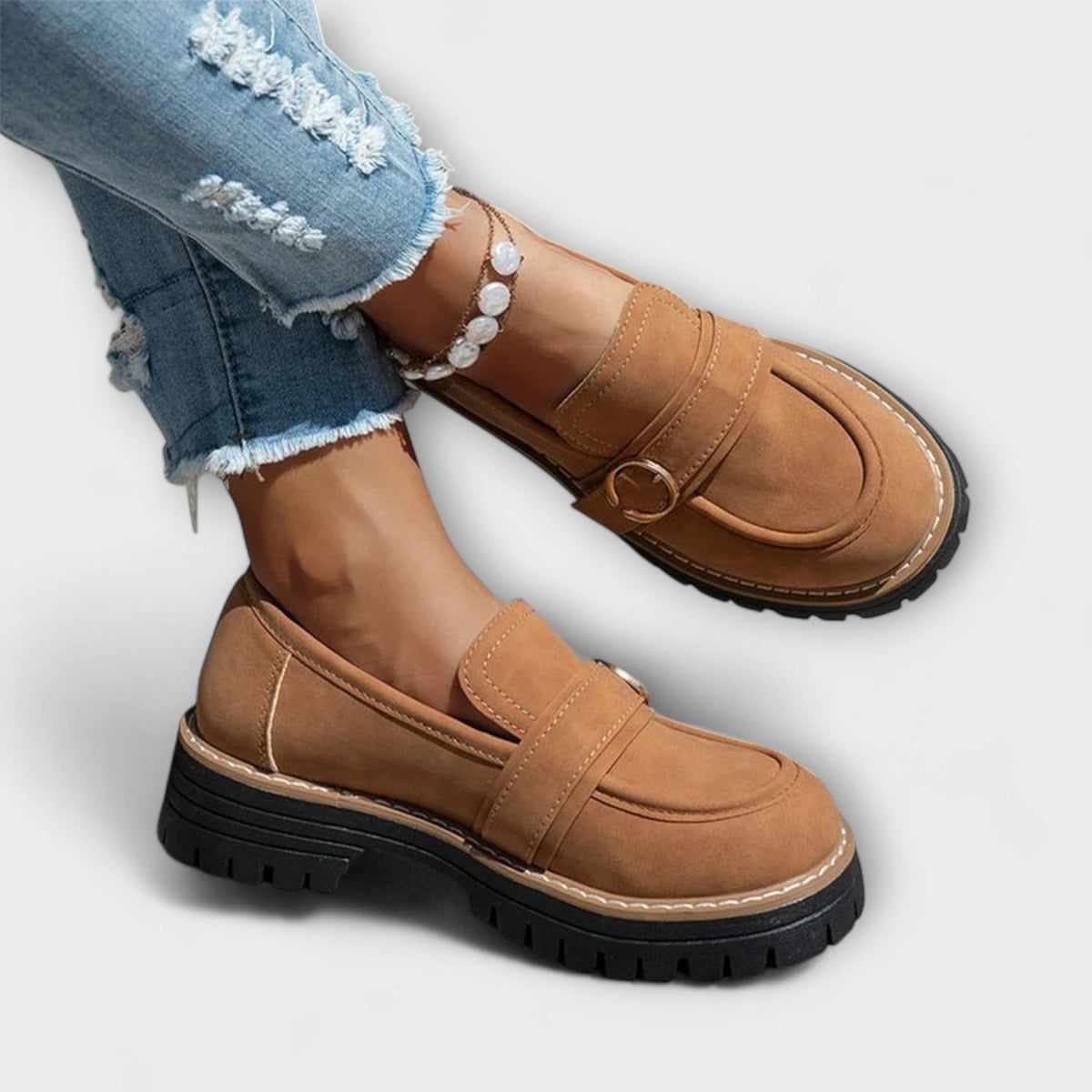Lora | Round Toe Casual Loafers