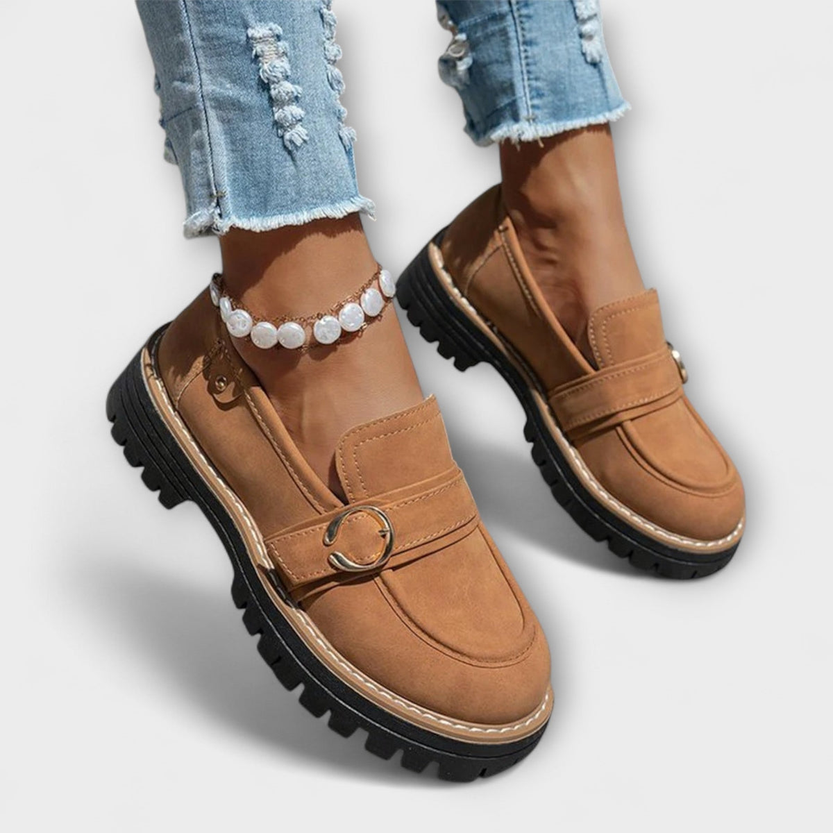 Lora | Round Toe Casual Loafers