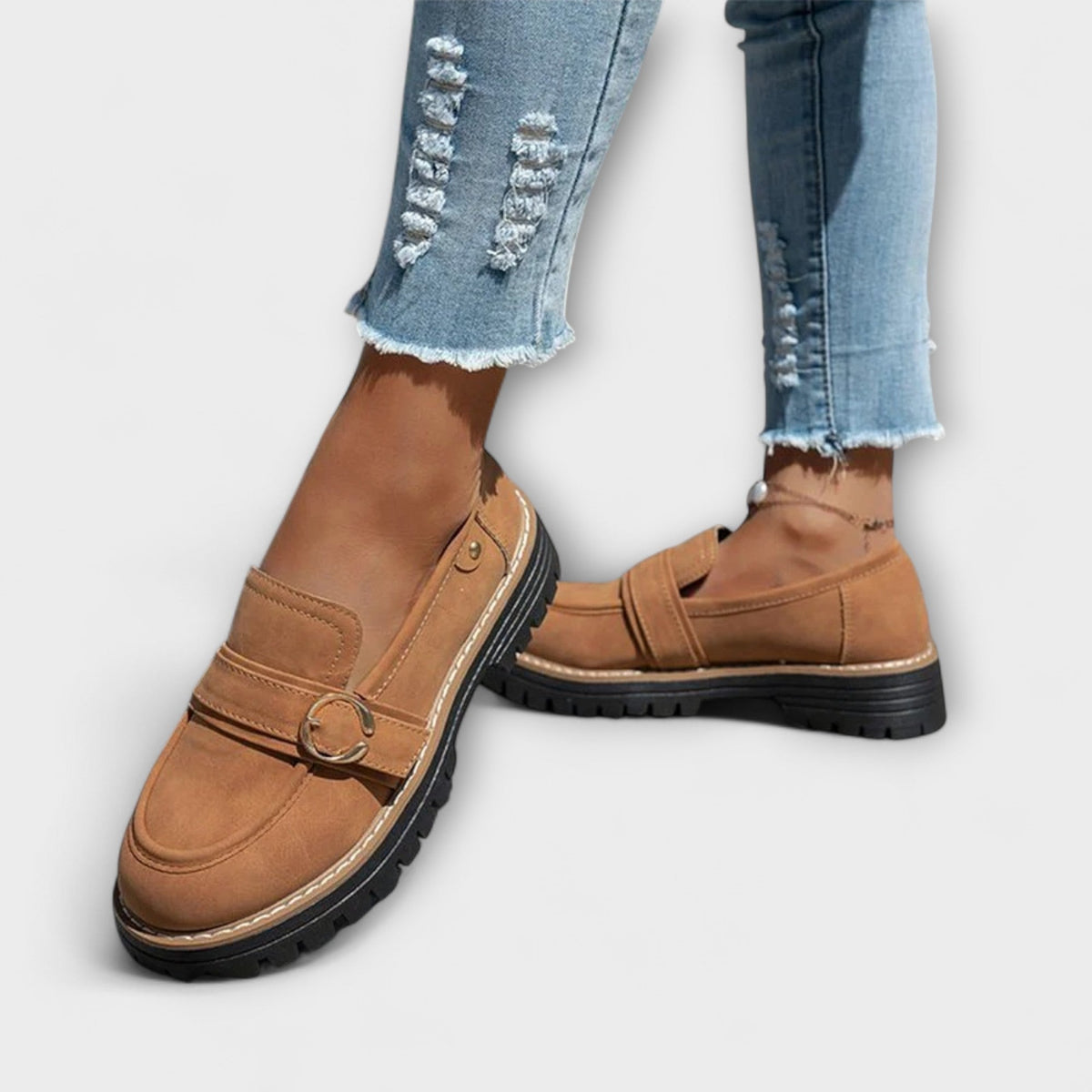 Lora | Round Toe Casual Loafers