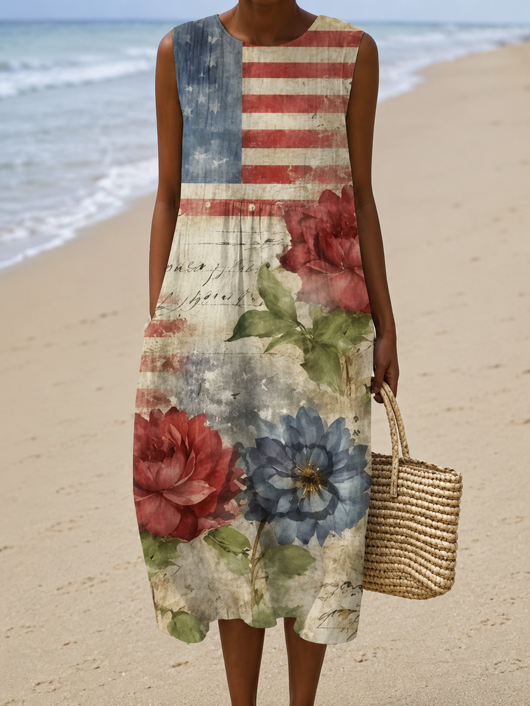 Clemence | Cotton Midi Dress