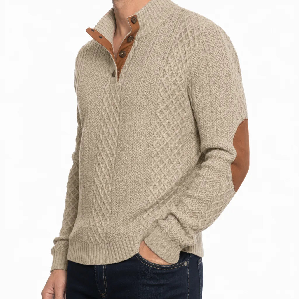 Radley | Textured Button-Neck Sweater