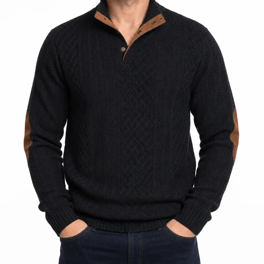 Radley | Textured Button-Neck Sweater