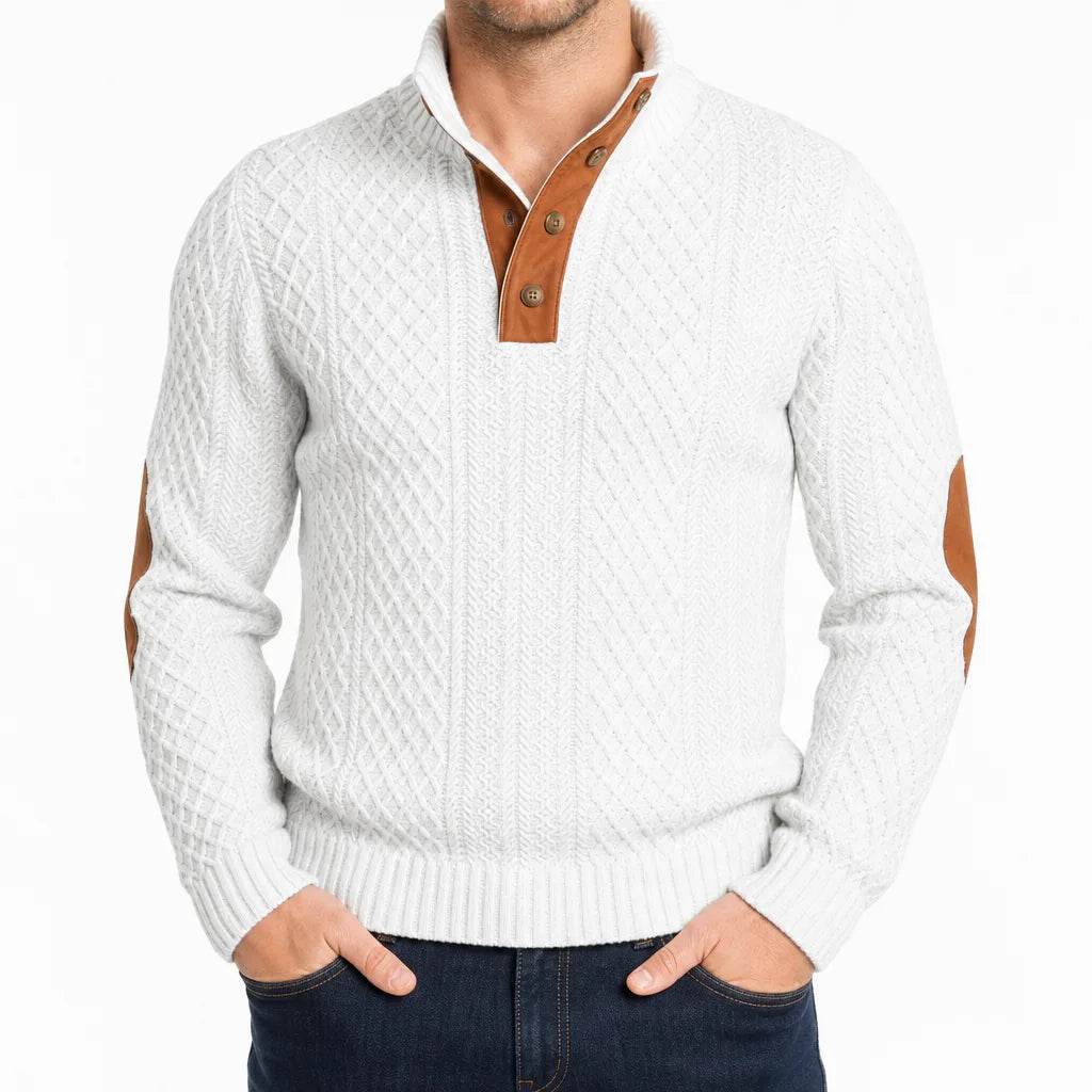 Radley | Textured Button-Neck Sweater