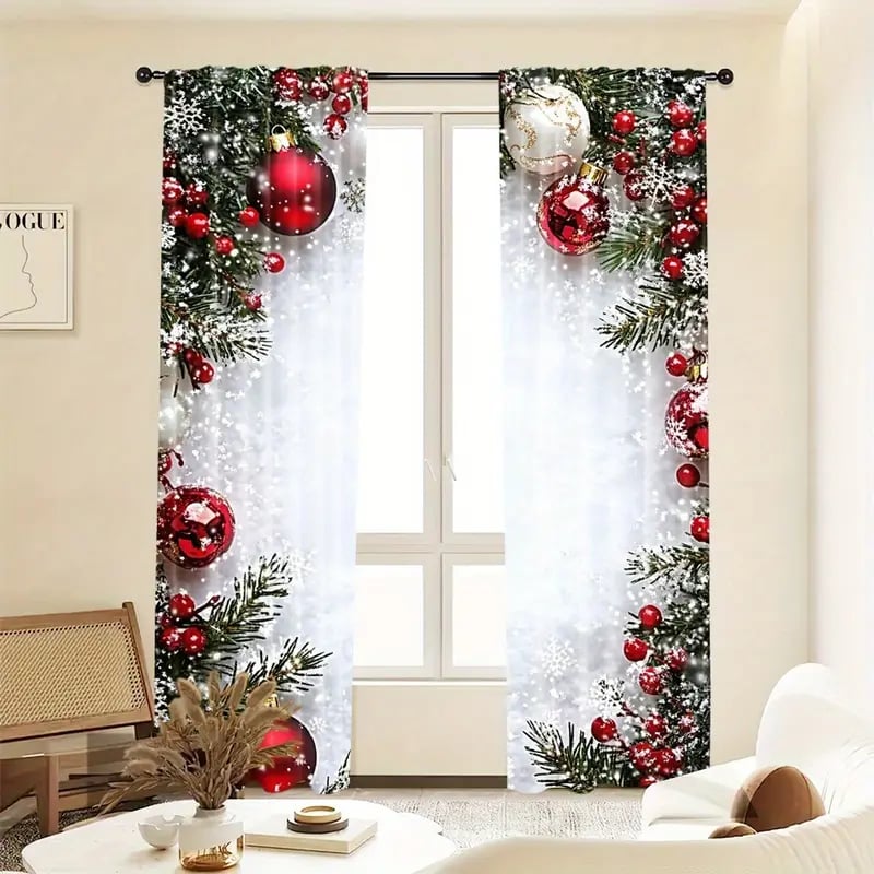 Aurelinneva | Christmas Style Curtains