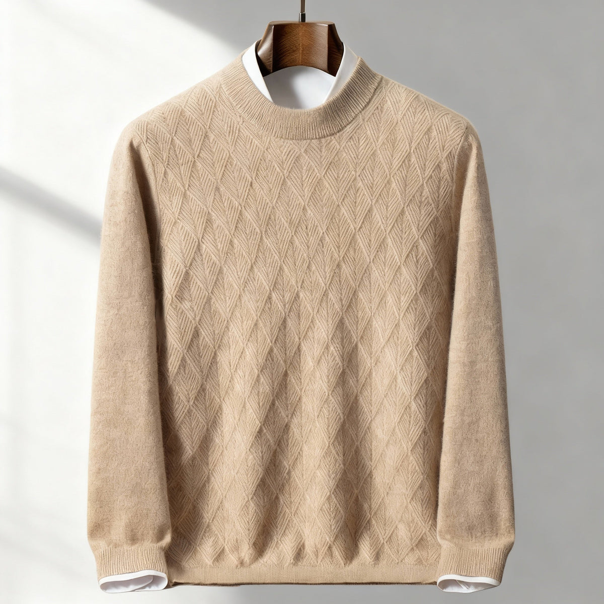 Winthrop | Textured Mock Neck Sweater
