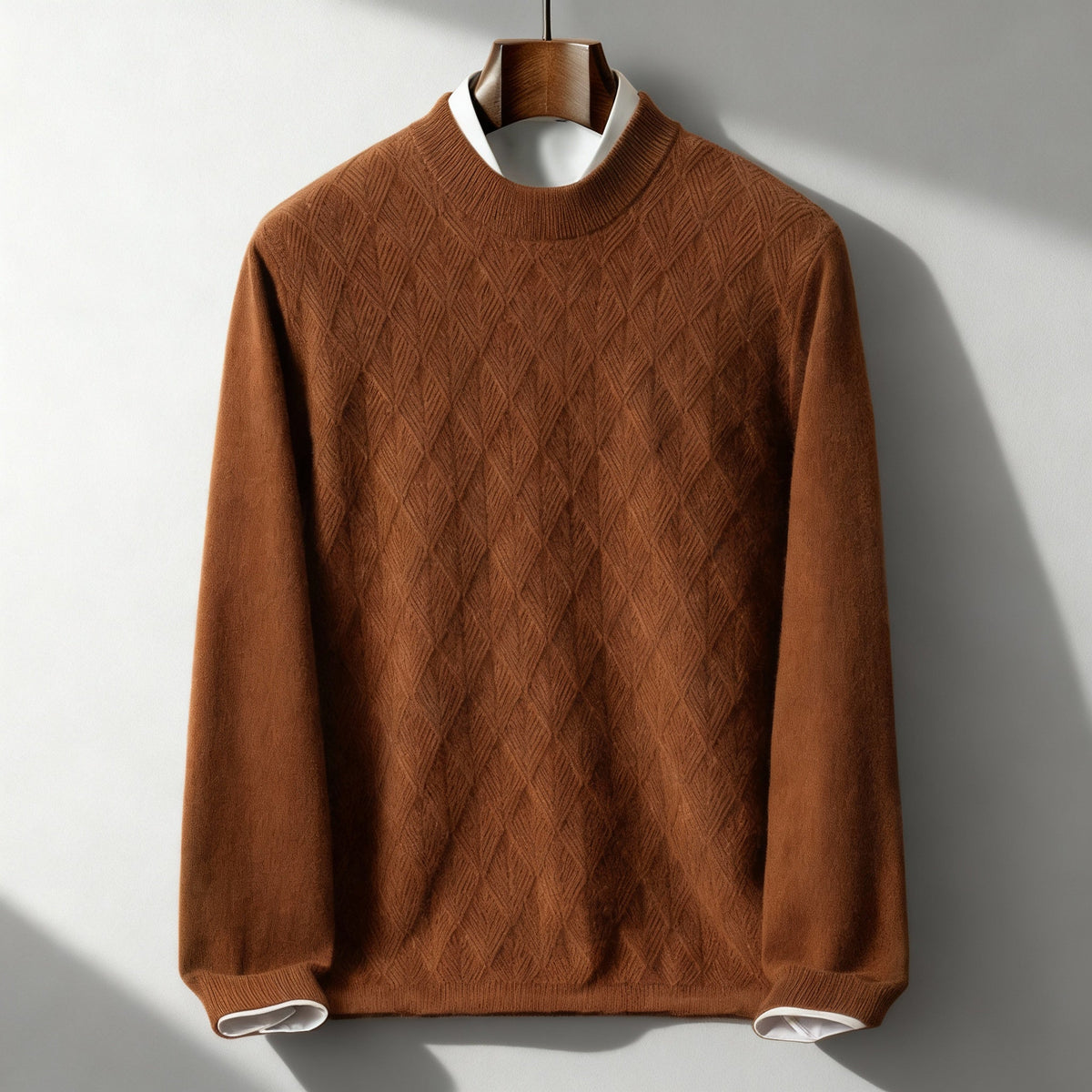 Winthrop | Textured Mock Neck Sweater