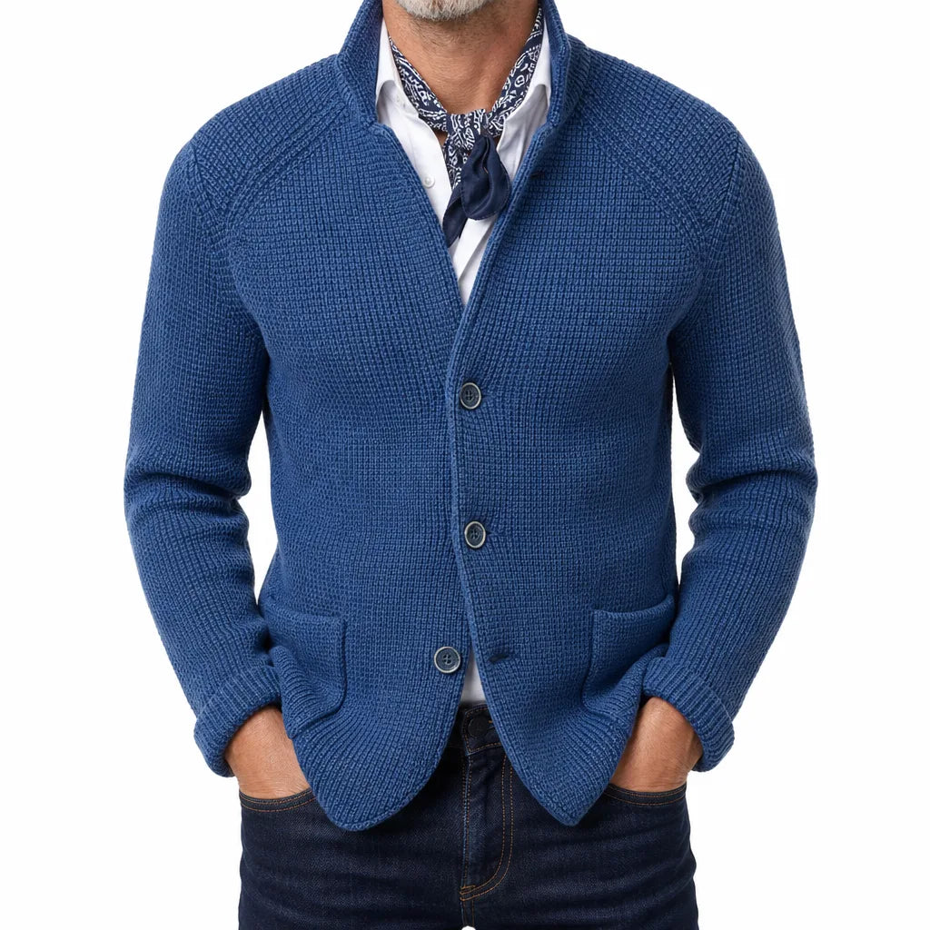 Edison | Stand Collar Cardigan