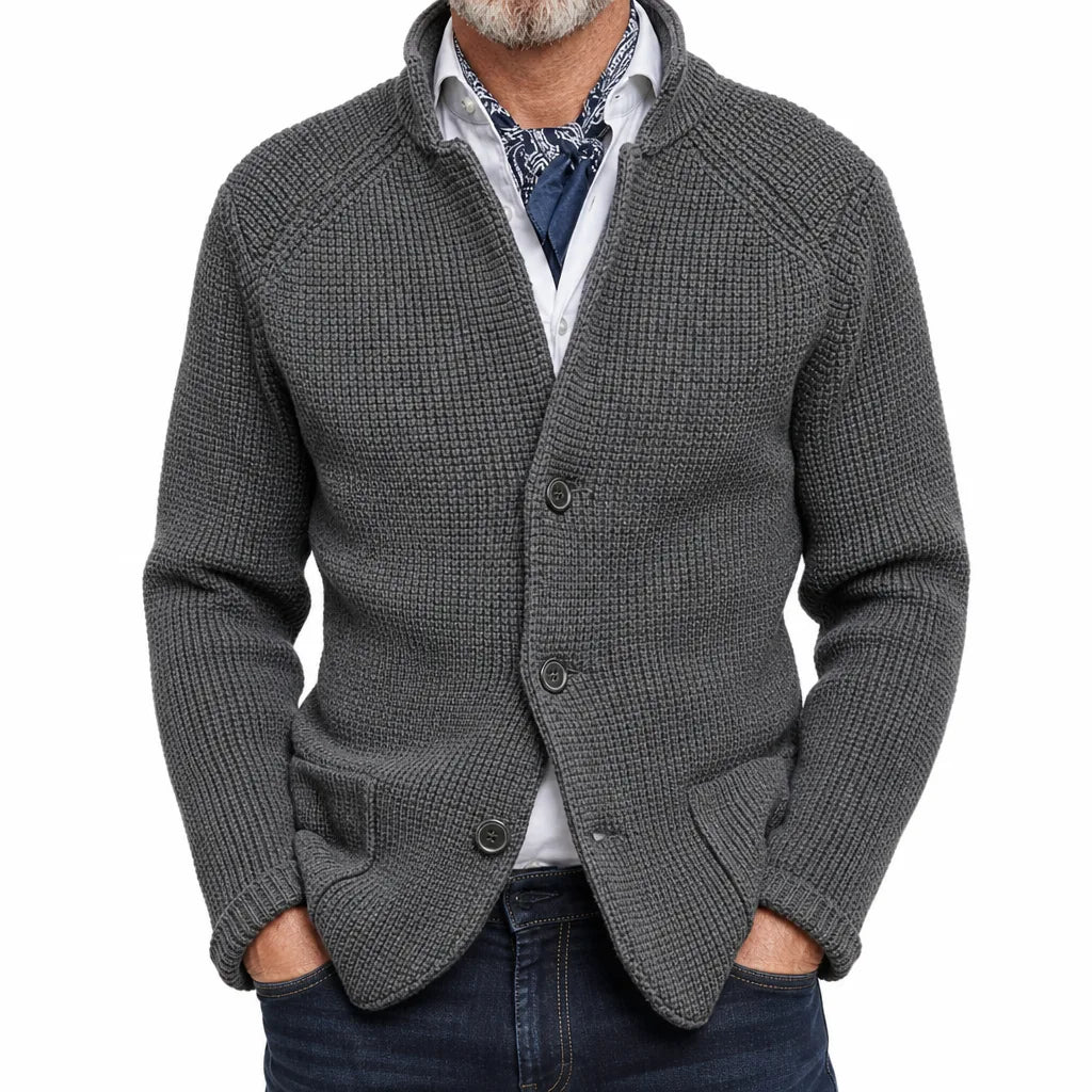 Edison | Stand Collar Cardigan