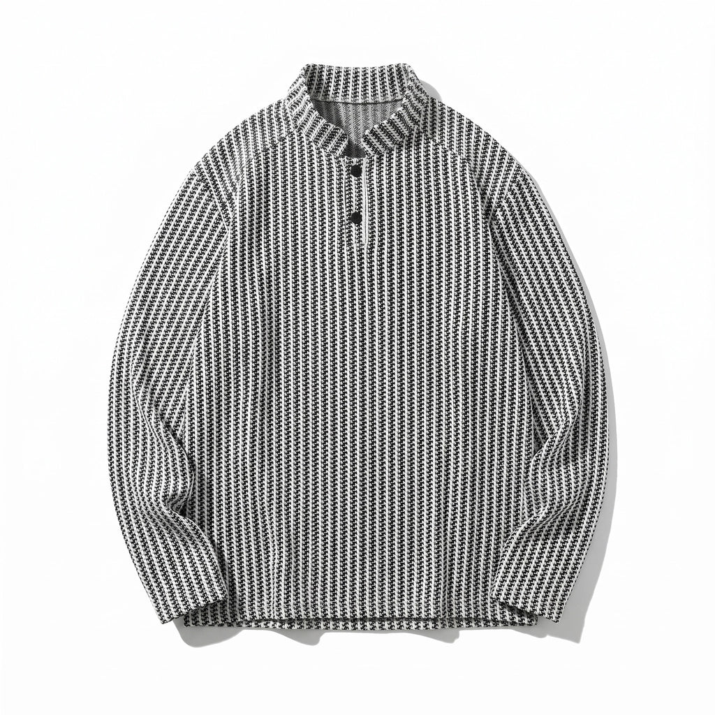 Porter | Textured Stand Collar Pullover