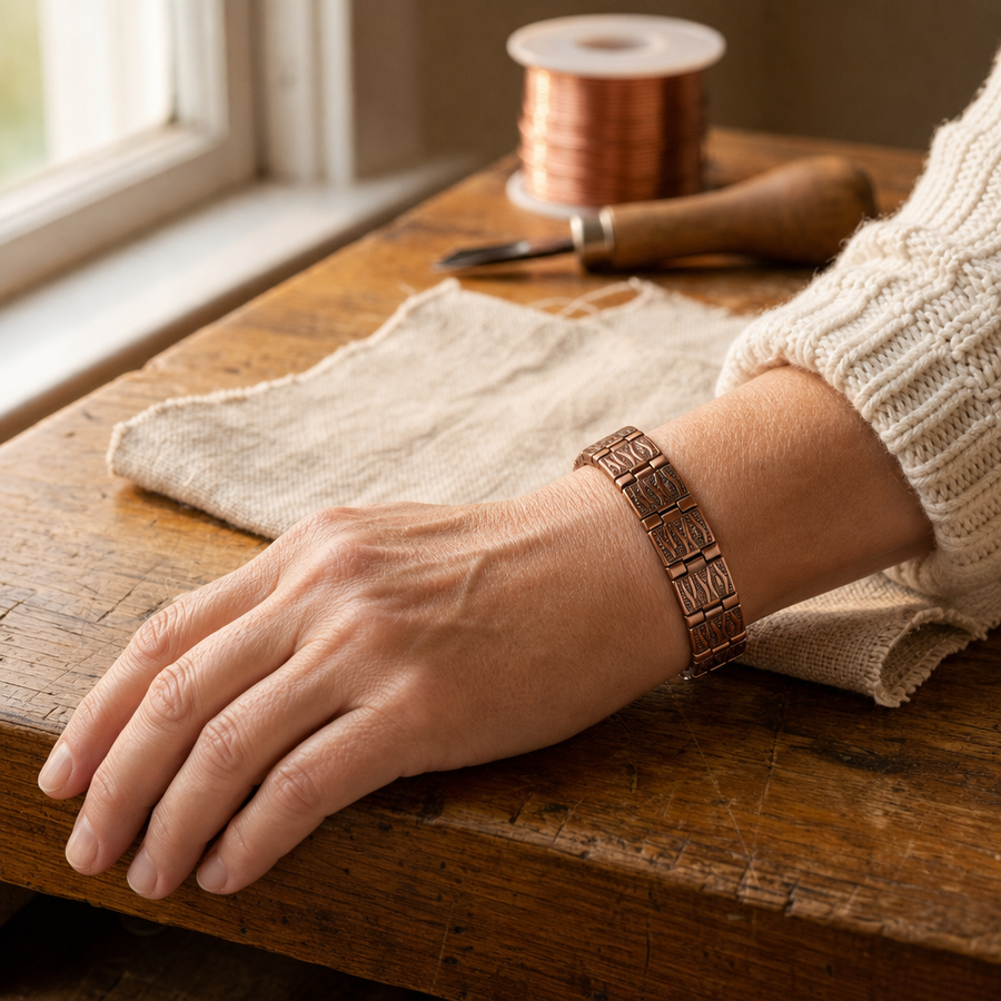 Grit Copper Bracelet