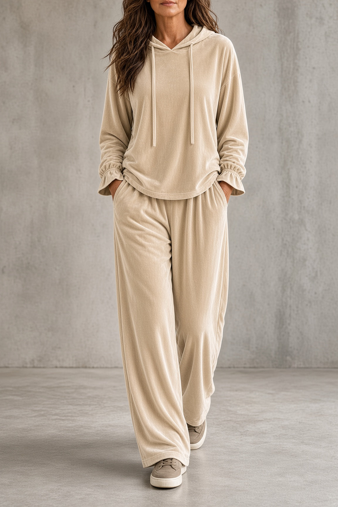 Delphine | Velvet Two Piece Set
