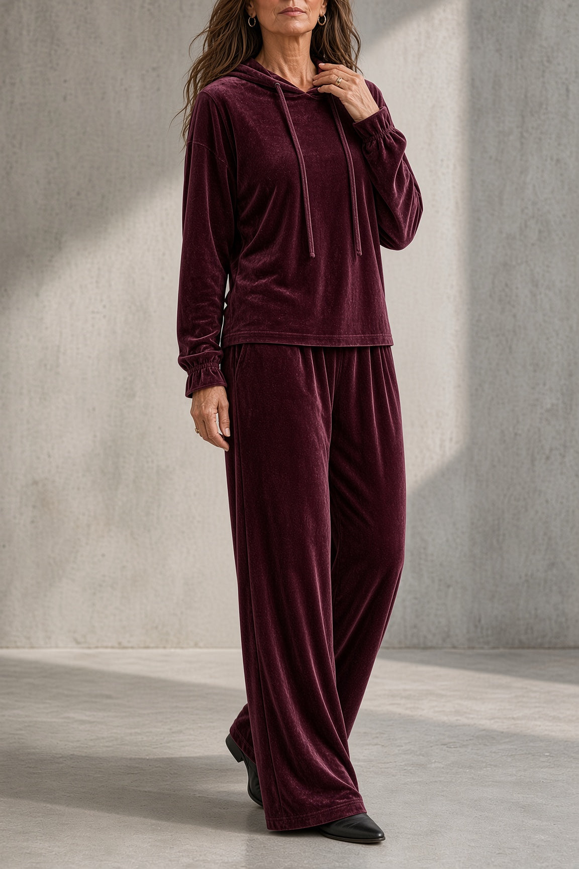 Delphine | Velvet Two Piece Set