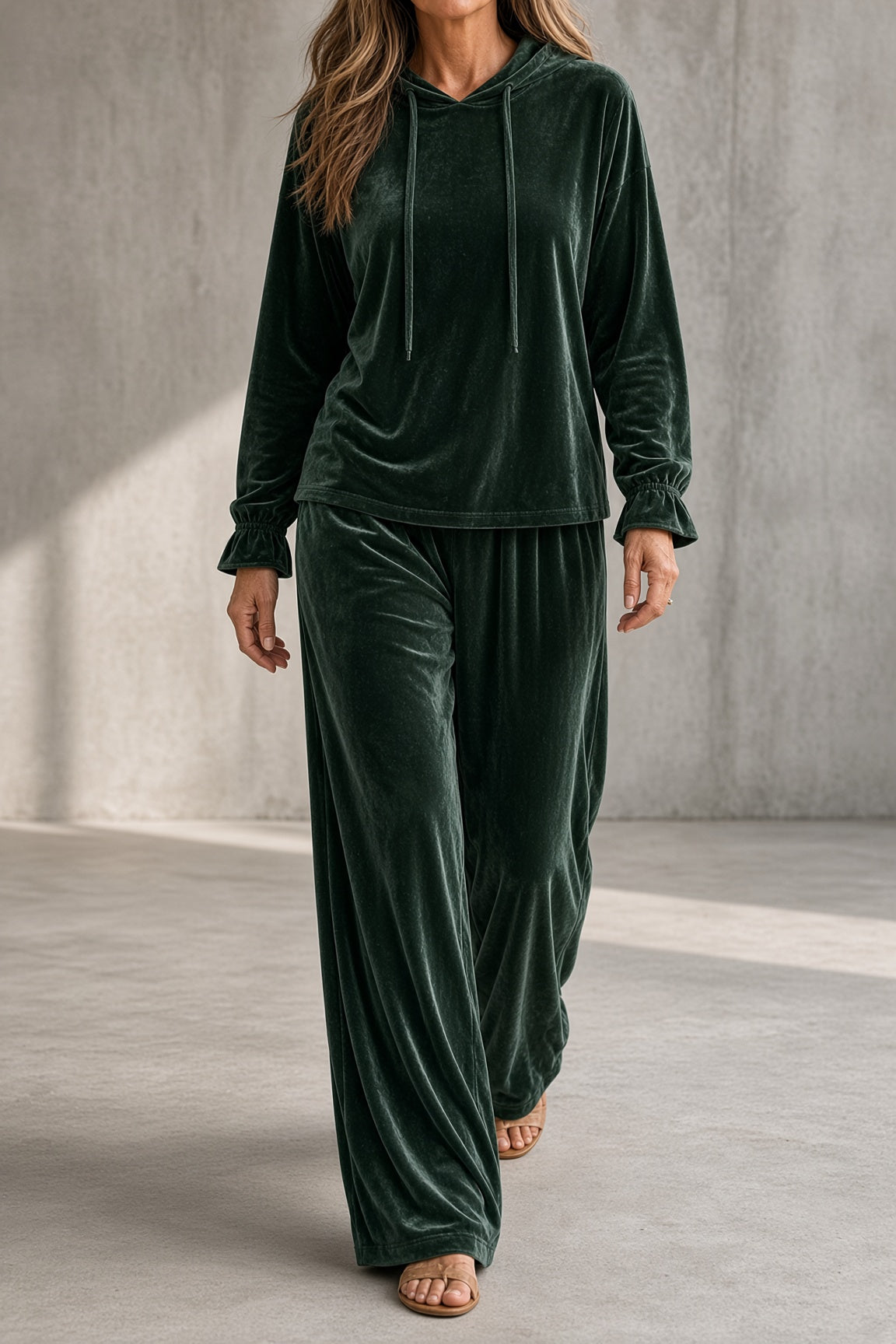 Delphine | Velvet Two Piece Set
