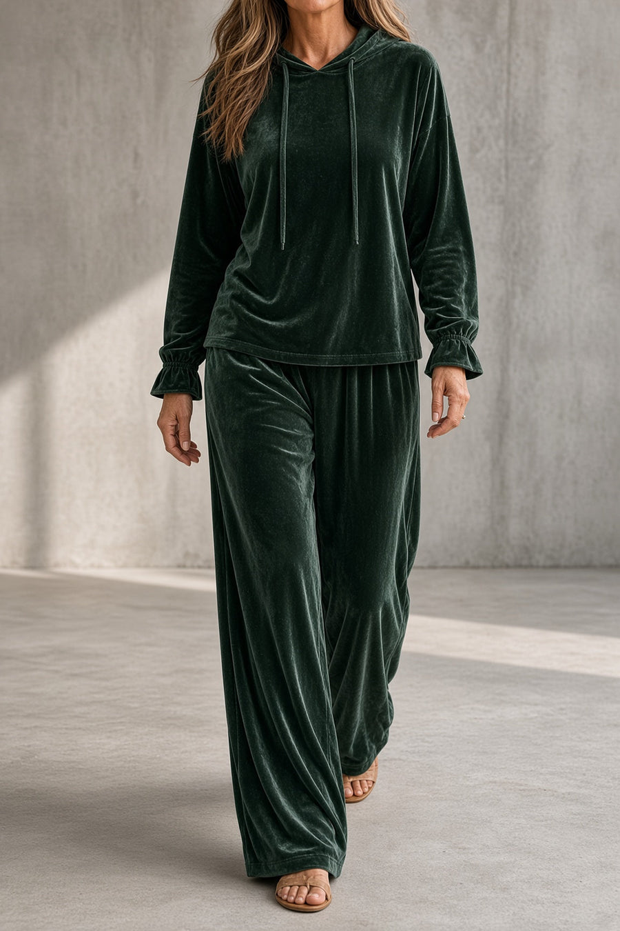 Delphine | Velvet Two Piece Set