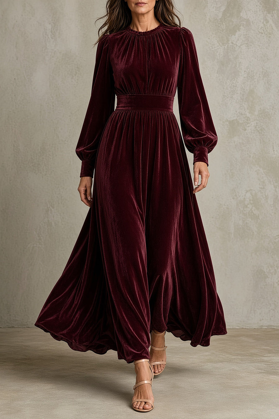 Capucine | Velvet Dress