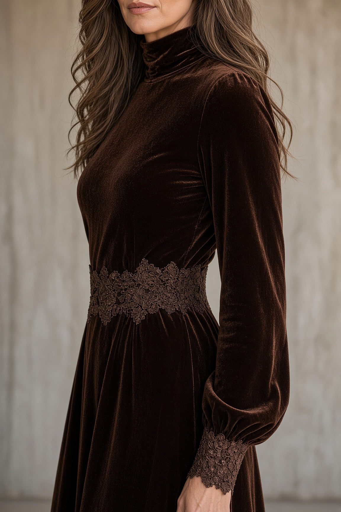 Solene | Velvet Dress