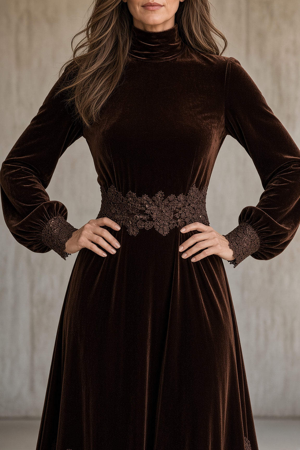 Solene | Velvet Dress