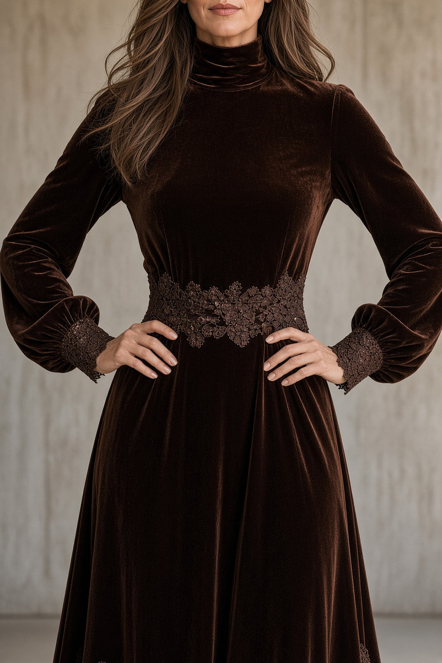 Solene | Velvet Dress