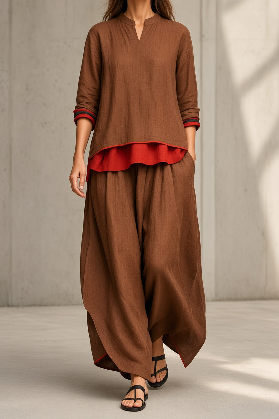 Margaux | Contrast Two Piece Set