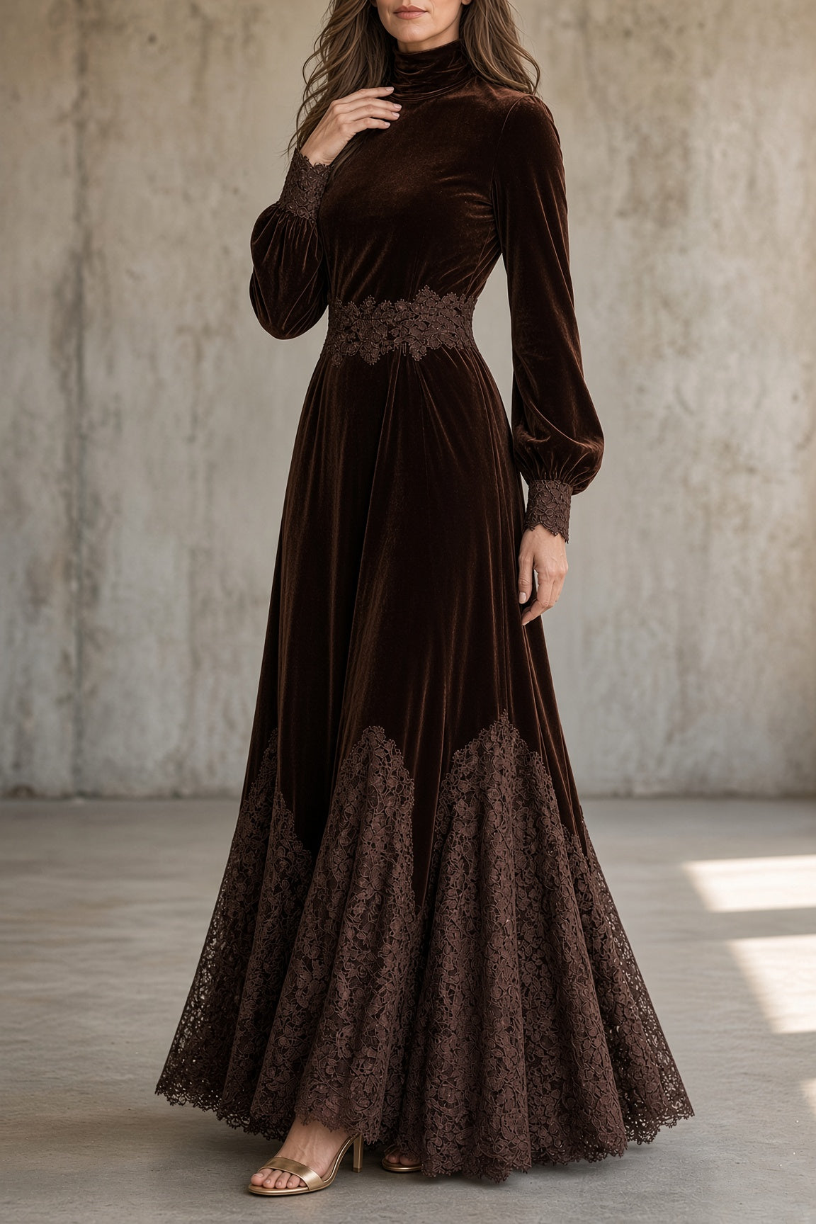 Solene | Velvet Dress