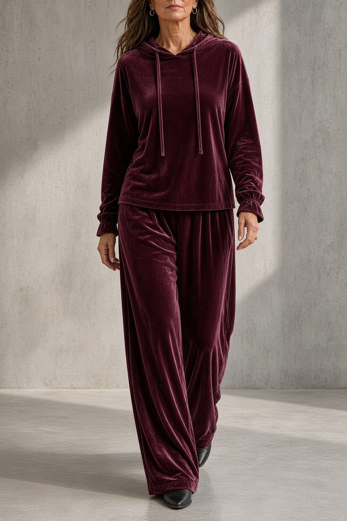 Delphine | Velvet Two Piece Set