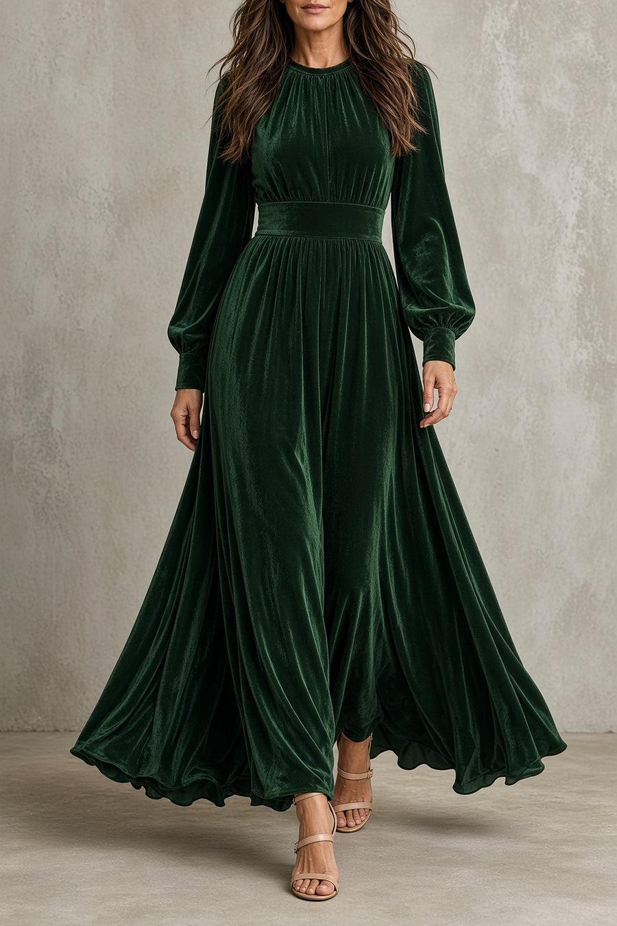 Capucine | Velvet Dress