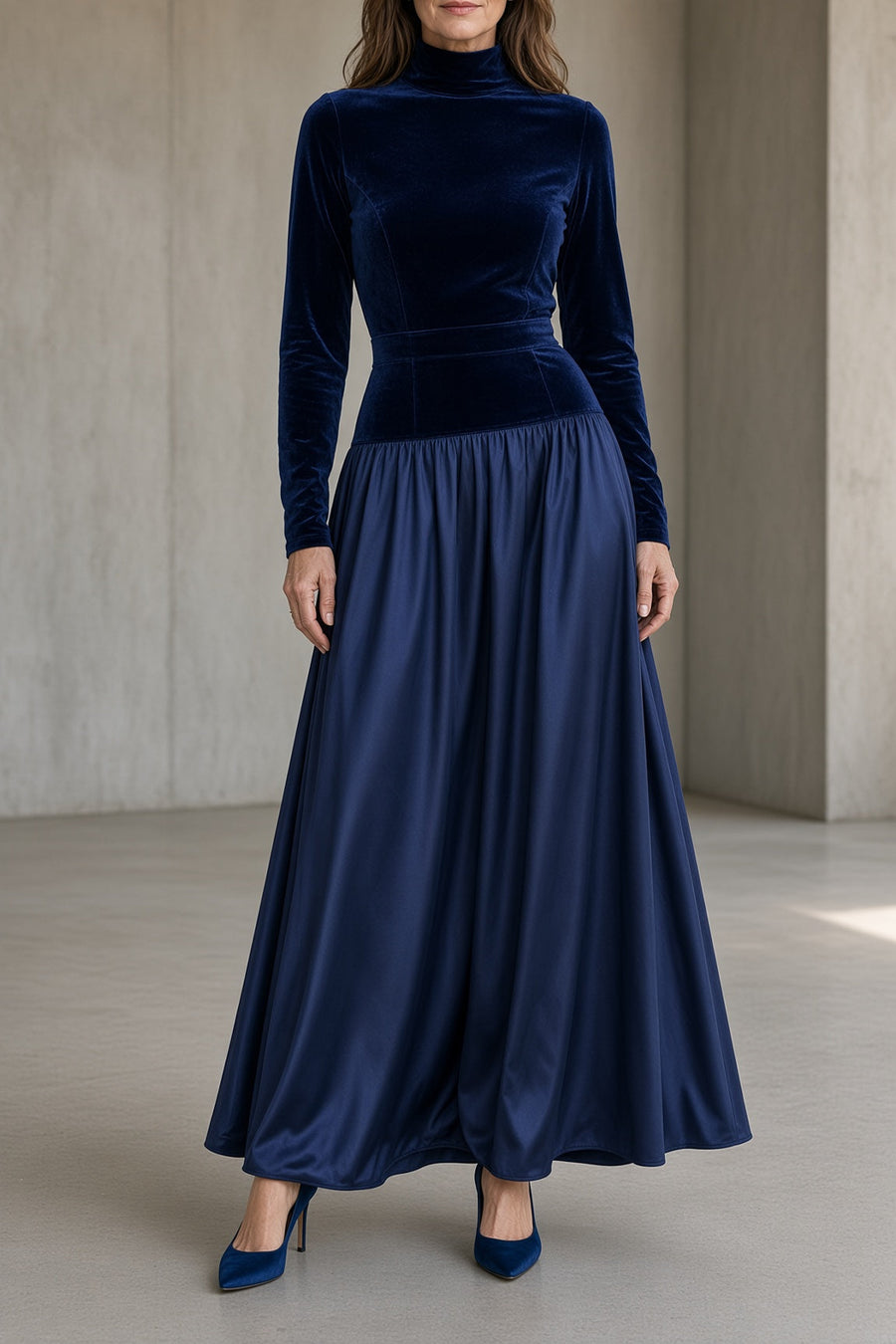 Vivien | Velvet Dress