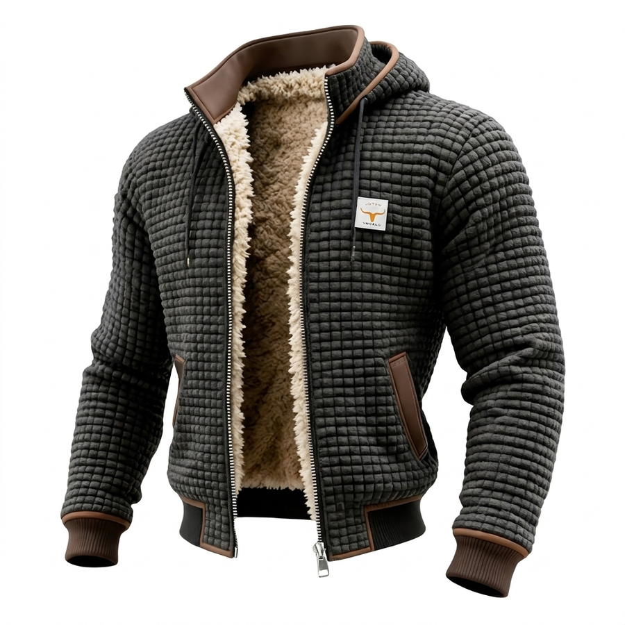Arthur | Retro Hooded Zip Jacket