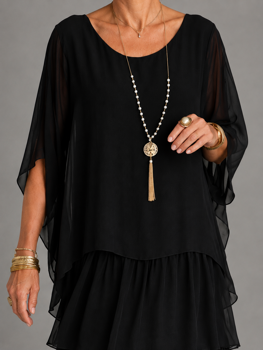 Lara | Elegant Flowing Maxi Dress
