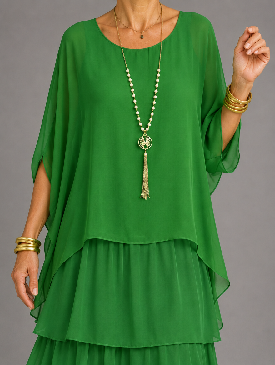 Lara | Elegant Flowing Maxi Dress