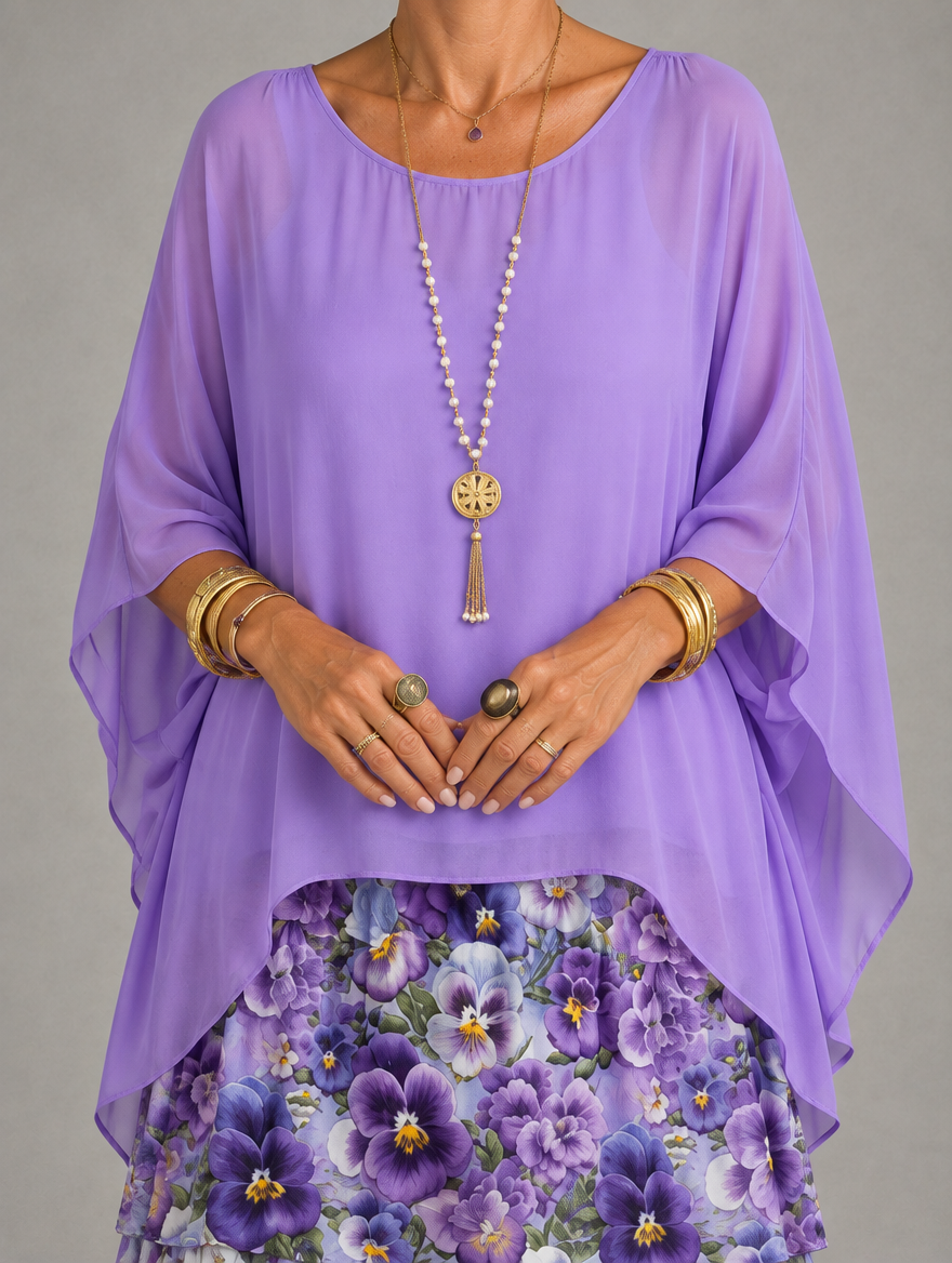 Lara | Elegant Flowing Maxi Dress