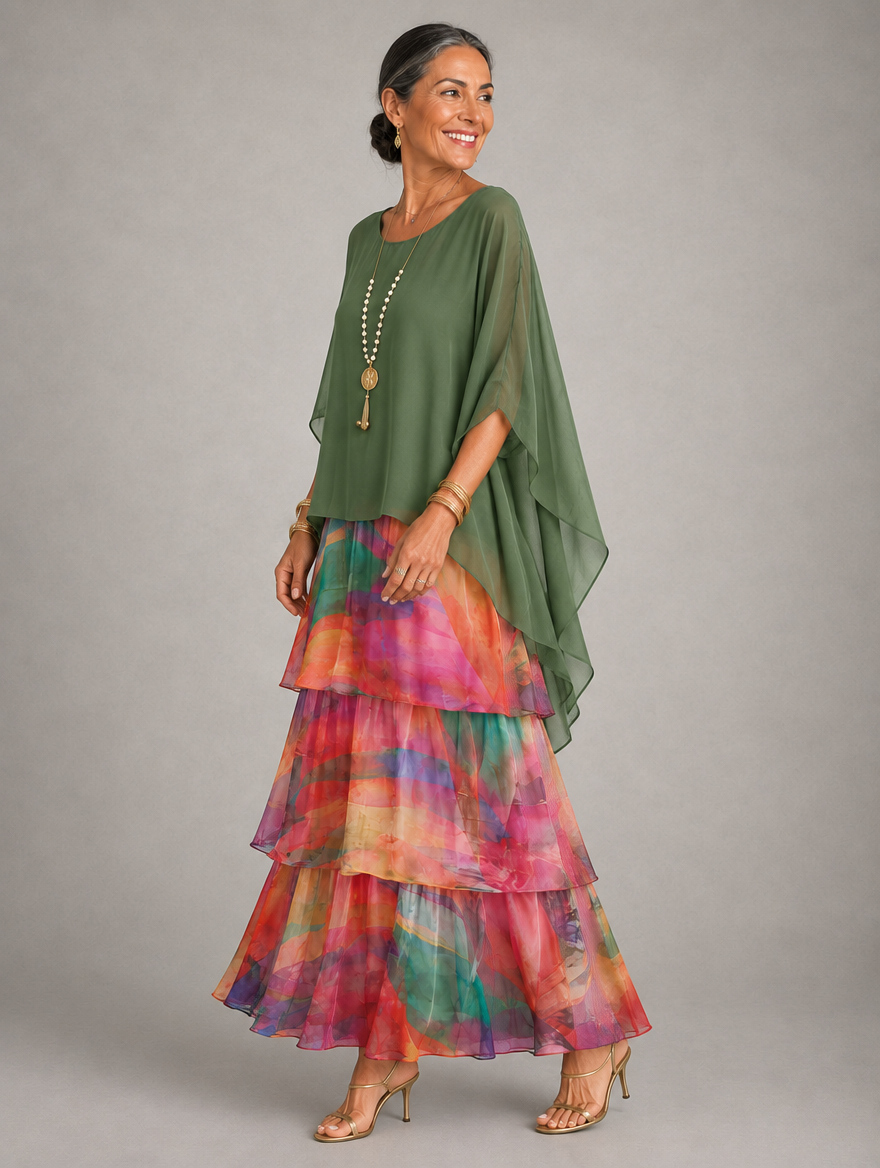 Lara | Elegant Flowing Maxi Dress