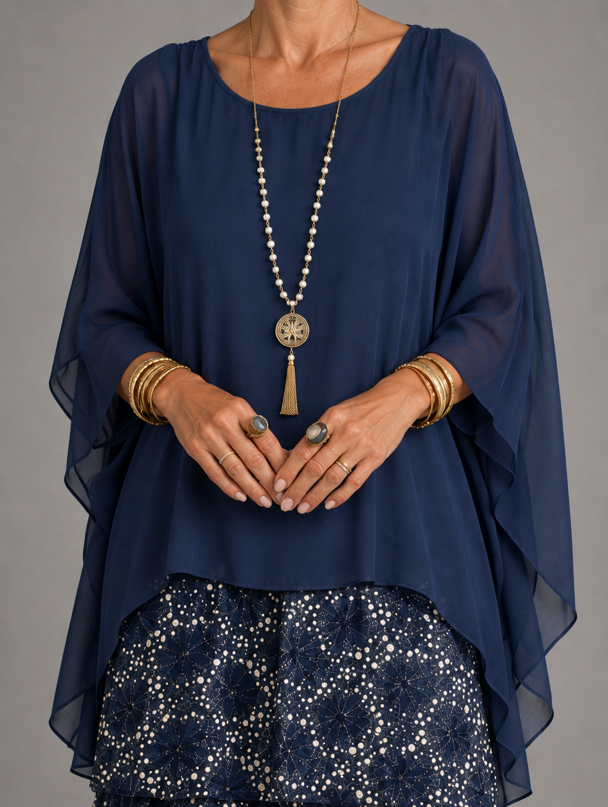 Lara | Elegant Flowing Maxi Dress