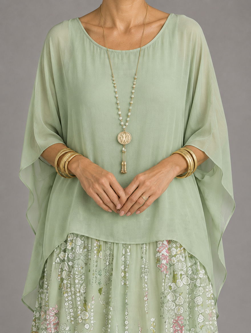 Lara | Elegant Flowing Maxi Dress