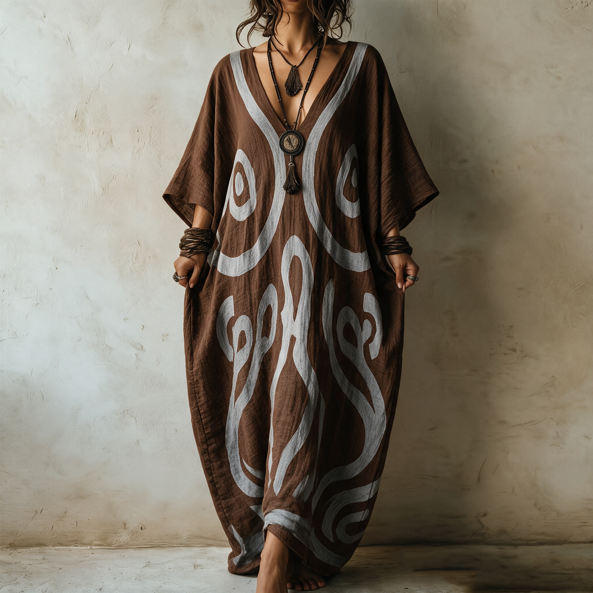 Soraya | Bohemian Print Maxi Dress