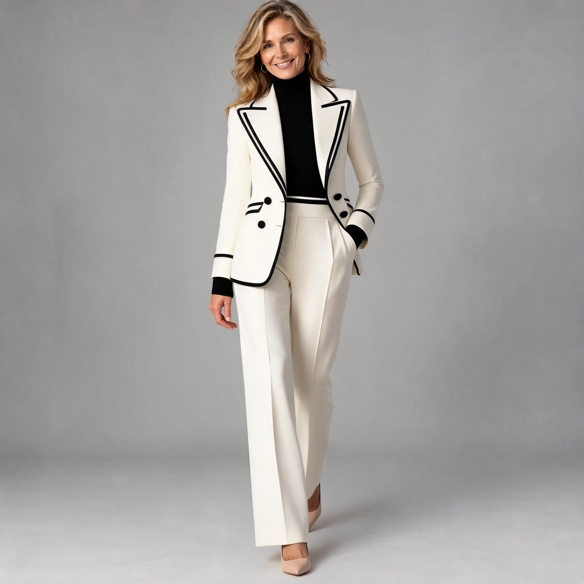 Zoey | Double-Breasted Suit Set