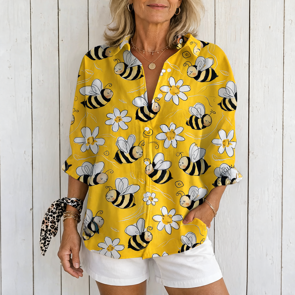 Franka | Bee Blossom Blouse - Multicolor