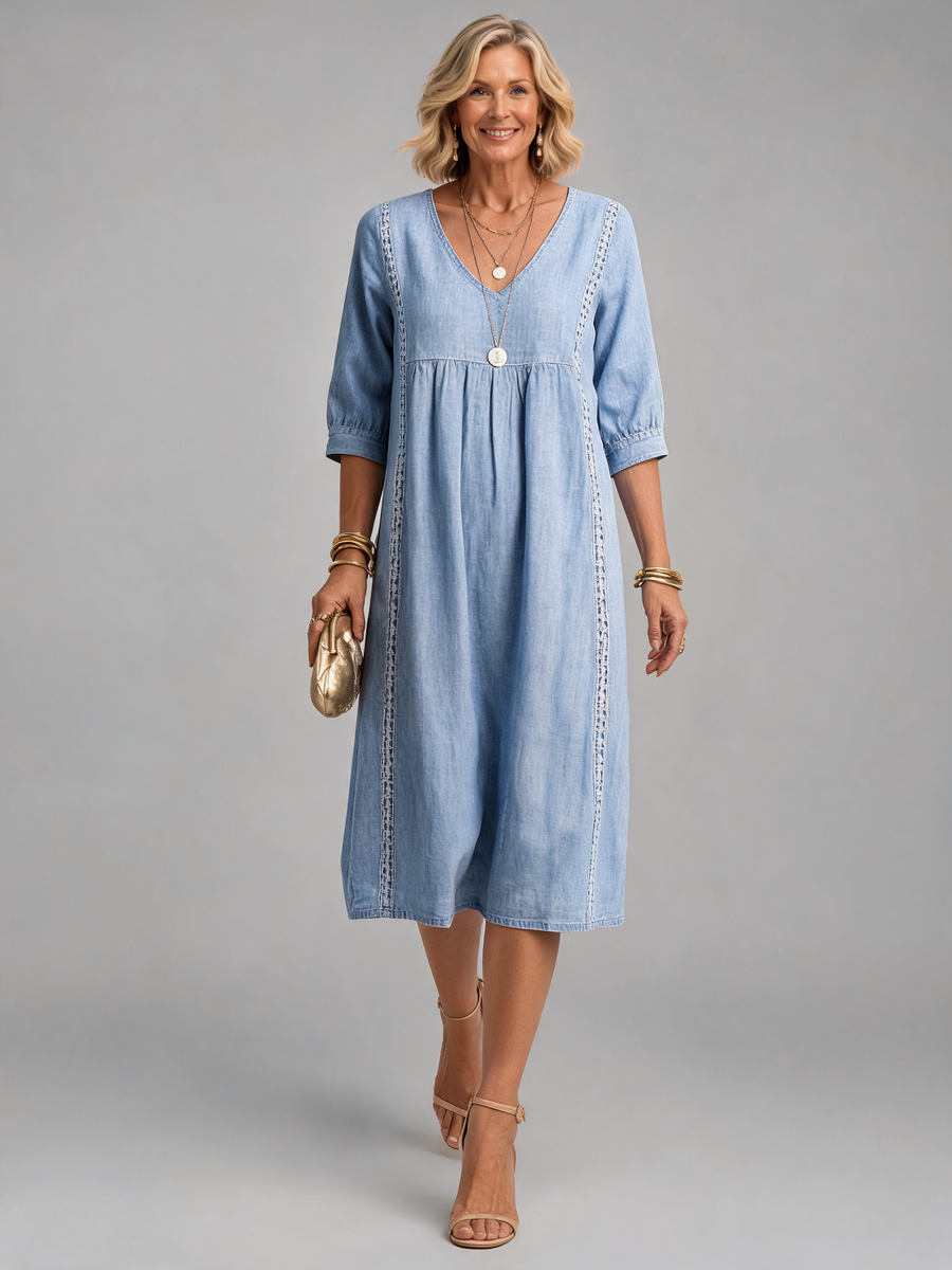 Juliette I Elegance A Line Maxi Dress