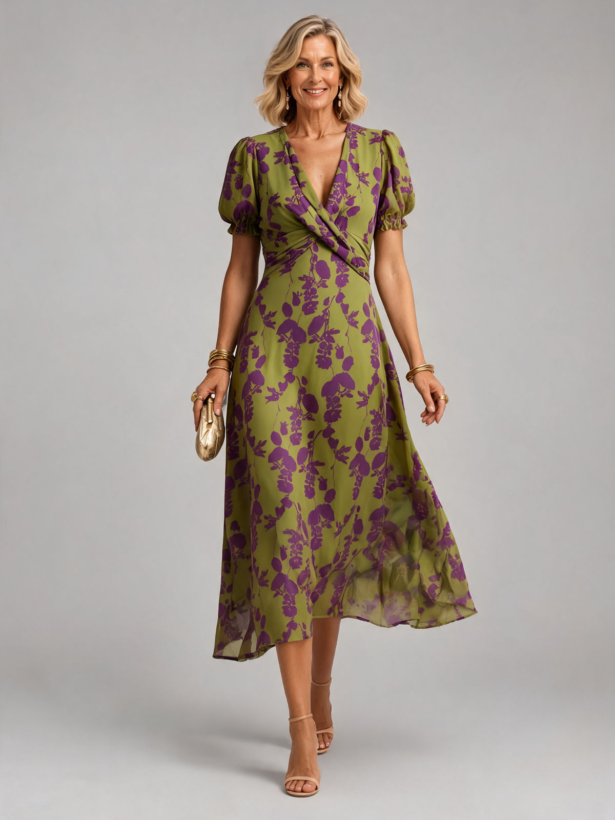 Virel | Relaxed Floral Midi Dress