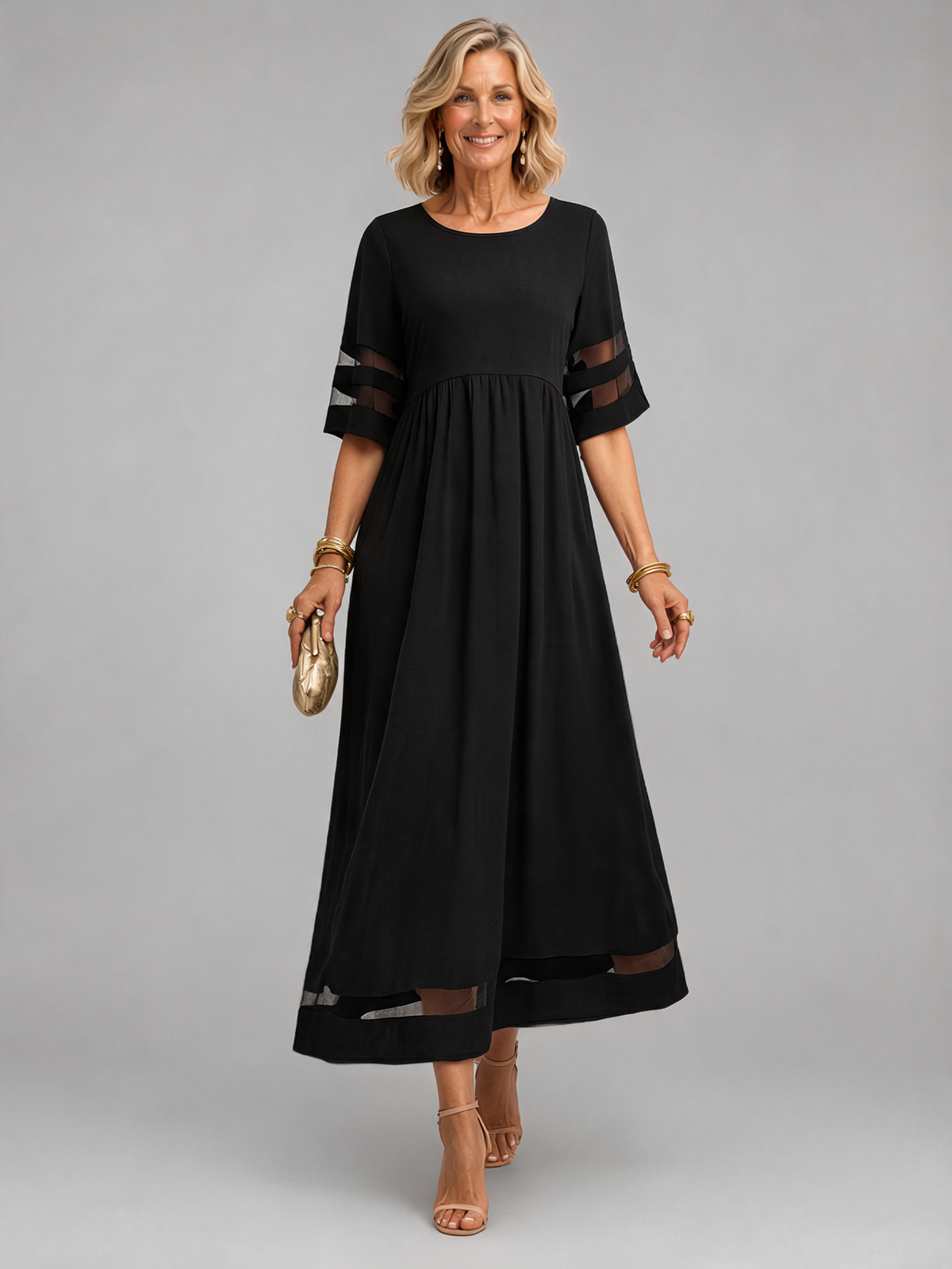 Aubrey | Flattering Tummy-Smoothing Midi Dress