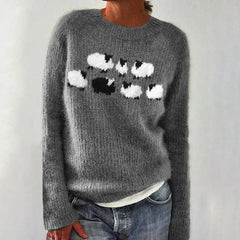 Bianka | Comfortable Cute Sheep Sweater - 2