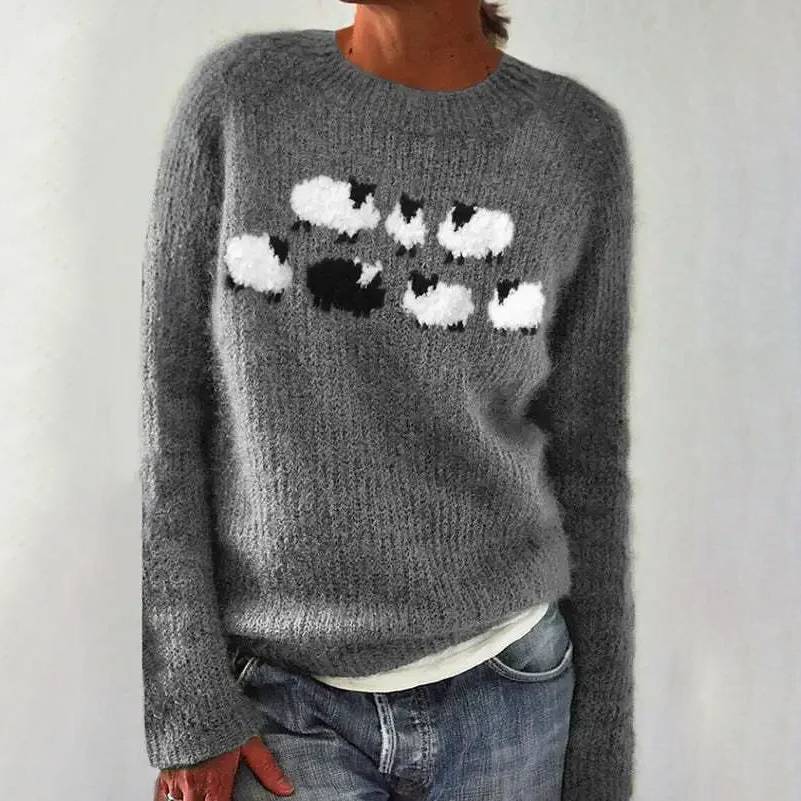 Bianka | Comfortable Cute Sheep Sweater - 2